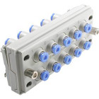 SMC 10-KDM10P-07 multi-conn, plug side cln rm, KDM ONE TOUCH MULTI CONNECTOR