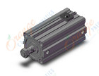 SMC CDBQ2A80TF-100DCM-HL cyl, compact, locking, sw cap, CBQ2 CYLINDER COMPACT LOCKING