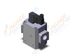 SMC AV5000-06-5DZ-R valve, soft start, AV SOFT START UP BODY PORT