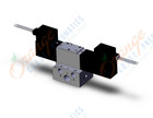 SMC VFR2310-3M-02 valve dbl non plugin base mt, VFR2000 SOL VALVE 4/5 PORT