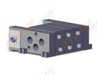 SMC VV5FS4-01CD-031-03N mfld, w/connector, vfs4000, VV*FS* MANIFOLD VFS SERIES