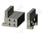 SMC VV5Q51-0404FD0-SB mfld, plug-in, vq5000, VV5Q51/55 MANIFOLD