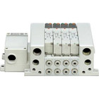 SMC VV5QC11-08BN7TD0-N mfld, terminal block (ebw fit), VV5QC11 MANIFOLD VQC 5-PORT