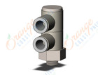 SMC KQ2VD08-01NP fitting, dble uni male elbow, KQ2 FITTING (sold in packages of 10; price is per piece)