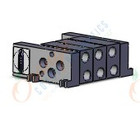 SMC VV5FS4-01FD-031-04 mfld, w/connector, vfs4000, VV*FS* MANIFOLD VFS SERIES