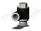 SMC KQ2V06-U01N-X35 fitting, uni male elbow, KQ2(UNI) ONE TOUCH UNIFIT (sold in packages of 10; price is per piece)