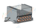 SMC VV5Q21-05N7LN2-NS mfld, plug-in, vq2000, VV5Q* MANIFOLD VQ 4/5 PORT