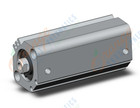 SMC CDQ2B25-50DCZ-L cyl, compact, CQ2-Z COMPACT CYLINDER