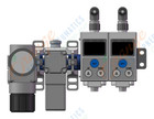 SMC ISA3-HCP-2LB-L1 gap checker, h range, rc, pnp, ISA2 AIR CATCH SENSOR