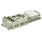 SMC VV5QC41-07C10SD6V3N mfld, plug-in,, VV5QC41 MANIFOLD VQC 5-PORT