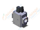 SMC AV5000-N10-6D valve, soft start 3/4, AV SOFT START UP BODY PORT