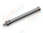 SMC C85Y20-200 cyl, iso, dbl acting, C85 ROUND BODY CYLINDER