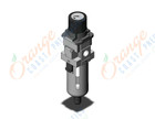 SMC AWG40-N04DG2-Z filter regulator w/gauge, AWG MASS PRO
