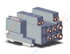 SMC SS5V3-10FD1-02UR-N7-D0 mfld, plug-in, d-sub connector, SS5V3 MANIFOLD SV3000