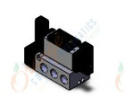 SMC VFS5200-3FZ-06N valve dbl plugin base mount, VFS5000 SOL VALVE 4/5 PORT