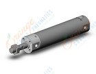 SMC CDG1BA25-75Z-XC37 cyl, air, dbl act, high speed, CG/CG3 ROUND BODY CYLINDER