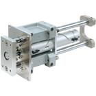 SMC MGGMF100TN-200-HL cyl, guide, end lock, MGG GUIDED CYLINDER