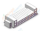 SMC VV5QC41-1203TSEA mfld, plug-in,, VV5QC41 MANIFOLD VQC 5-PORT