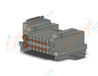 SMC SS5V1-10FD1-06D-N1-D mfld, plug-in, d-sub connector, SS5V1 MANIFOLD SV1000