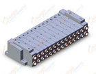 SMC SS5V3-10S60D-12B-C8 mfld, plug-in, SS5V3 MANIFOLD SV3000