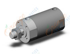 SMC CDG3BN40-25 cylinder, CG/CG3 ROUND BODY CYLINDER