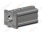 SMC CDLQF40-25D-F cyl, compact w/lock sw capable, CLQ COMPACT LOCK CYLINDER