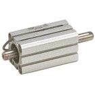 SMC CDQSWB20-10DCM-A93VL cyl, compact, dbl rod, CQS COMPACT CYLINDER