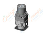 SMC ARG40K-N03G2H-Z regulator, gauge-handle, ARG REGULATOR W/PRESSURE GAUGE
