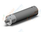 SMC CDG1ZN25TN-50FZ base cylinder, CG/CG3 ROUND BODY CYLINDER