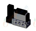 SMC VFR3101-5F-02N valve sgl plug-in base mount, VFR3000 SOL VALVE 4/5 PORT