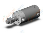 SMC CG1BA50TN-25Z cylinder, CG/CG3 ROUND BODY CYLINDER