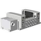 SMC VV5QC41-02BTTD0 mfld, plug-in, terminal block, VV5QC41 MANIFOLD VQC 5-PORT