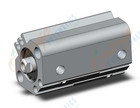 SMC CDQ2B16-20DCZ-M9BMDPC cylinder, CQ2-Z COMPACT CYLINDER