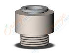 SMC KQ2S10-03NP fitting, hex hd male connector, KQ2 FITTING (sold in packages of 10; price is per piece)