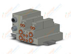 SMC SS5V1-W16SA2WD-02BR-N1 mfld, plug-in w/si unit, SS5V1 MANIFOLD SV1000