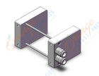 SMC VV100-10FAD2-05U2-C6 manifold, plug-in, SS3Y1 MANIFOLD SY100