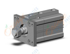 SMC CDLQF50-25DM-F cyl, compact w/lock sw capable, CLQ COMPACT LOCK CYLINDER