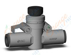 SMC AS3002F-08A flow control, inline w/fitting, FLOW CONTROL W/FITTING