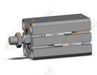 SMC CDQSB20-30DM-M9NW cylinder compact, CQS COMPACT CYLINDER