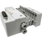 SMC SS5Q13-22FD3-DK-00T mfld, plug-in, sq1000, SS5Q1 MANIFOLD SQ1000