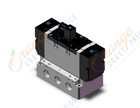 SMC VFR6110-5DZ-06N valve sgl non plugin base mt, VFR6000 SOL VALVE 4/5 PORT