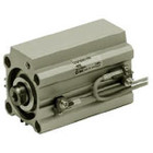 SMC CQP2B25-10DCM cyl, compact, axial piping, CQ2 COMPACT CYLINDER