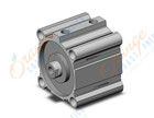 SMC NCDQ2B125-40DCZ-M9NWSBPC cylinder, NCQ2-Z COMPACT CYLINDER