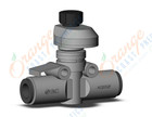 SMC AS2052FS3-08 flow control, with indicator, FLOW CONTROL W/FITTING