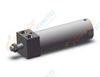 SMC CDG1RN63-150Z cylinder, CG/CG3 ROUND BODY CYLINDER