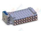 SMC SS5V3-W10S1A3ND-08B-C10 mfld, plug-in, SS5V3 MANIFOLD SV3000