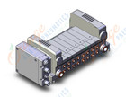 SMC VV5QC21-08N3SVBN-D0S mfld, plug-in,, VV5QC21 MANIFOLD VQC 5-PORT