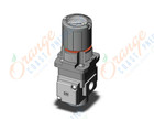 SMC ARG20K-02G3 regulator, gauge-handle, ARG REGULATOR W/PRESSURE GAUGE