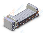 SMC VV5QC21-12C6SQAN-R mfld, plug-in, VV5QC21 MANIFOLD VQC 5-PORT