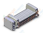 SMC VV5QC21-11C6SQAN-R mfld, plug-in,, VV5QC21 MANIFOLD VQC 5-PORT